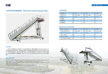 China Escaleras durables del pasajero de los aviones, equipo del apoyo en tierra de la aviación  proveedor