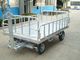 Carros del equipaje del aeropuerto del ahorro de trabajo cuatro carriles para el transporte del cargo proveedor